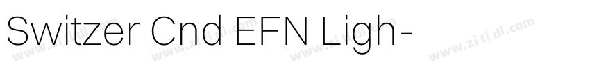 Switzer Cnd EFN Ligh字体转换